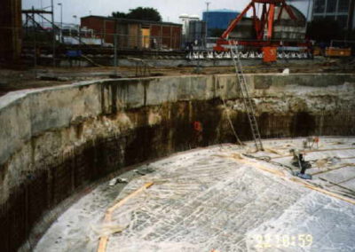Zentralklärwerk, Lübeck, Nachklärbecken, 1998
